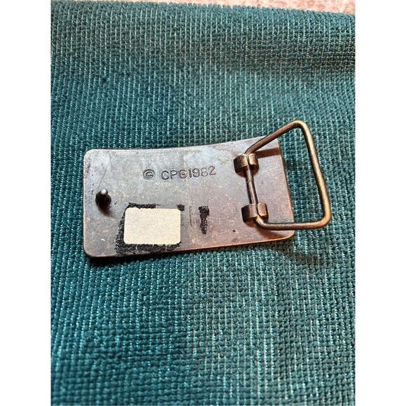 Vintage Belt Buckle 1982 Kenner Fast 111'S Company Advertisement Belt Buckle - Picture 3 of 4
